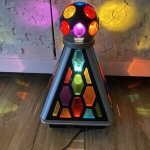 VGT Memorex MKA330 Disco Party Light Pyramid Ball Multicolor Dance Disco Rainbow